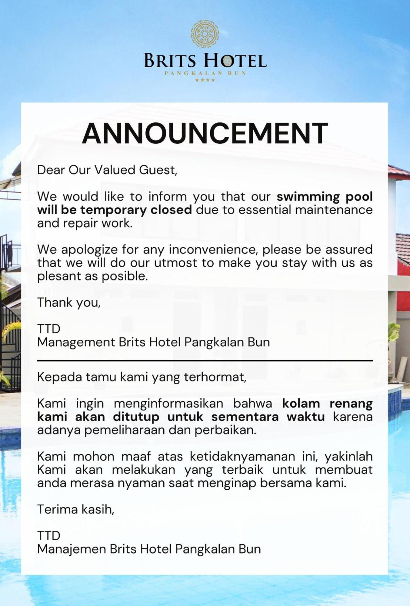 Brits Hotel 판칼란분 외부 사진